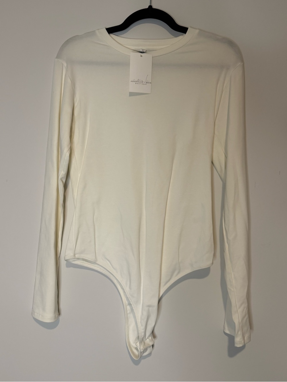 Wishlist Women’s Long-Sleeve Bodysuit - Cream